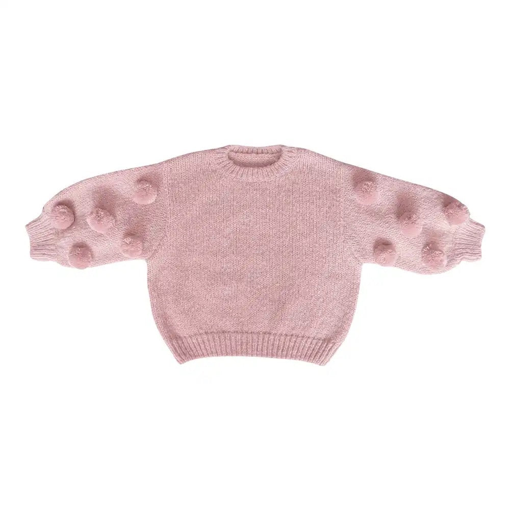 Blush bunny tail sweater