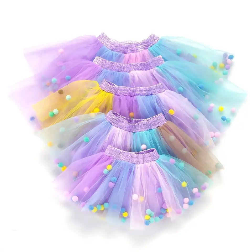 POMPOM TUTU SKIRT